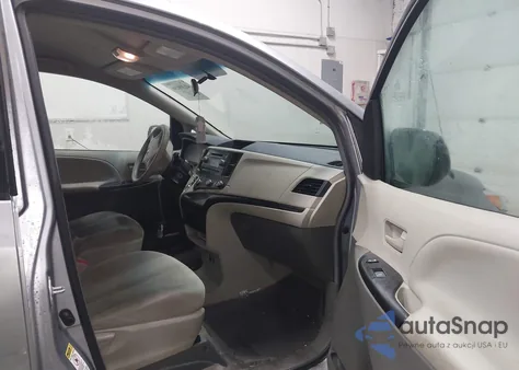 2011 Toyota Sienna Base V6 from USA, damaged, VIN 5TDZK3DCXBS175024